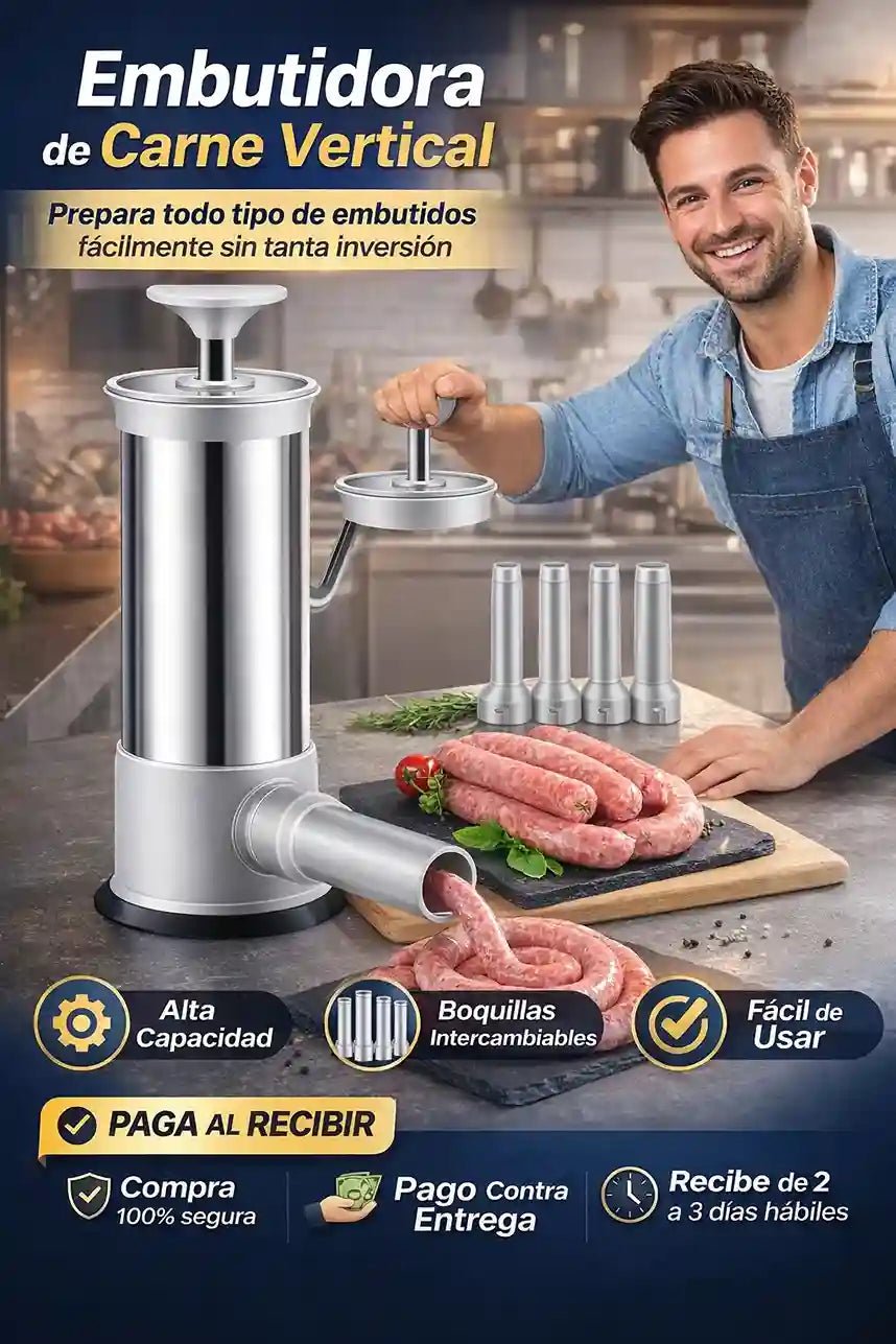 Embutidora de Carne de 2 a 4 Boquillas | Embutimax