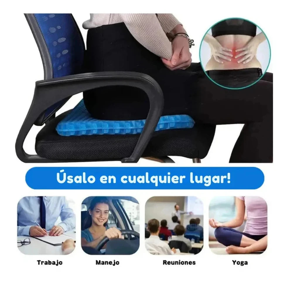 Comfort Gel: Cojín de alivio profundo para tu espalda