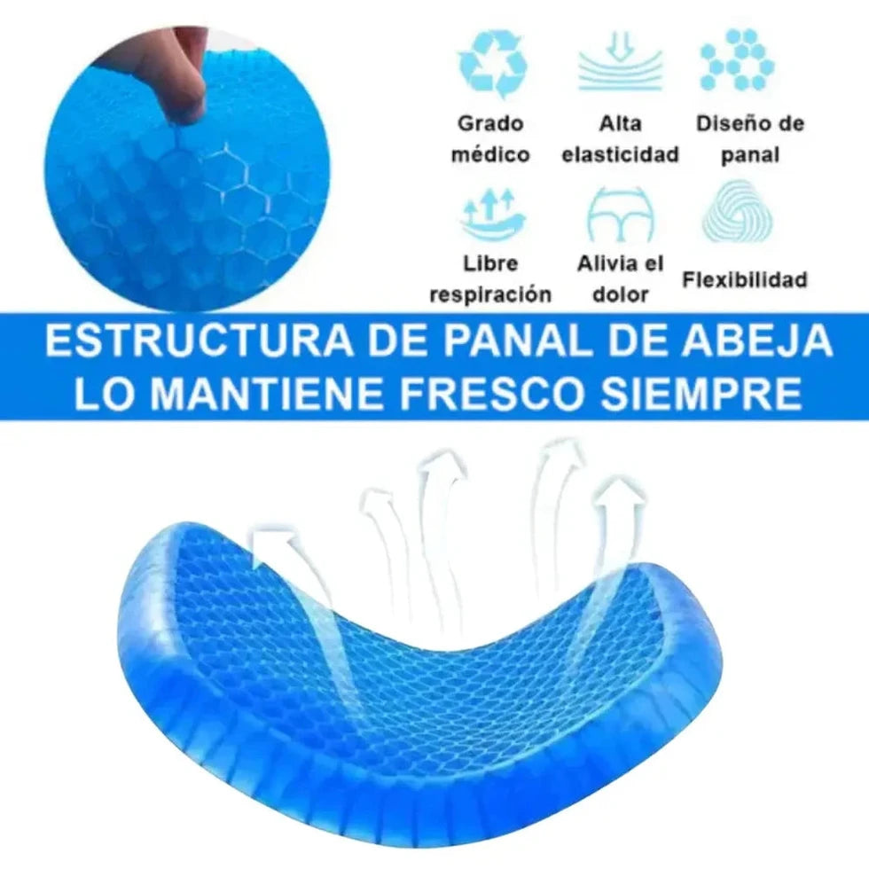 Comfort Gel: Cojín de alivio profundo para tu espalda