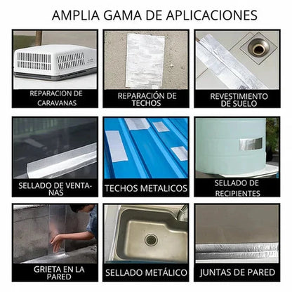 FLEX FORTE - CINTA IMPERMEABLE DE SELLADO ULTRARRESISTENTE A PRUEBA DE AGUA
