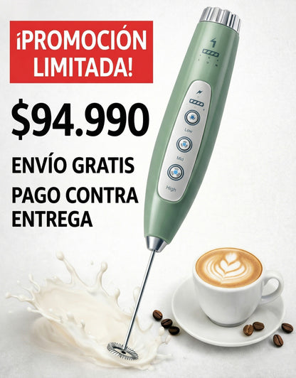 Batidor | Espumador | bateria larga vida a tu cocina