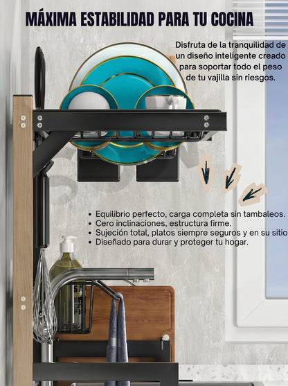 Escurridor de Platos sobre Lavaplatos+ Accesorios🧼
